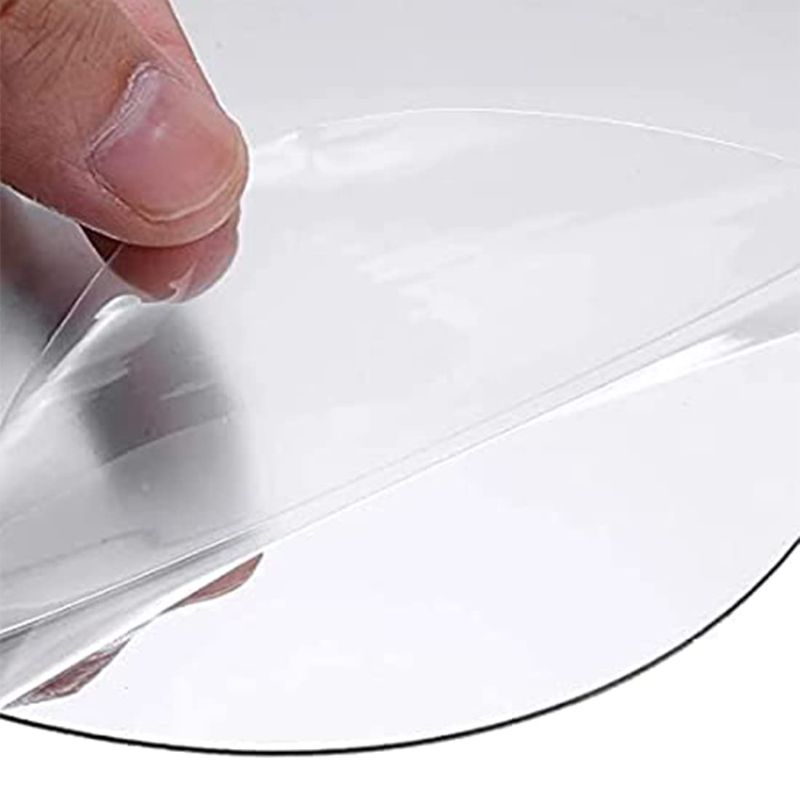 Oval Acrylic Mirror Wall Sticker – HD Waterproof Self-Adhesive Décor