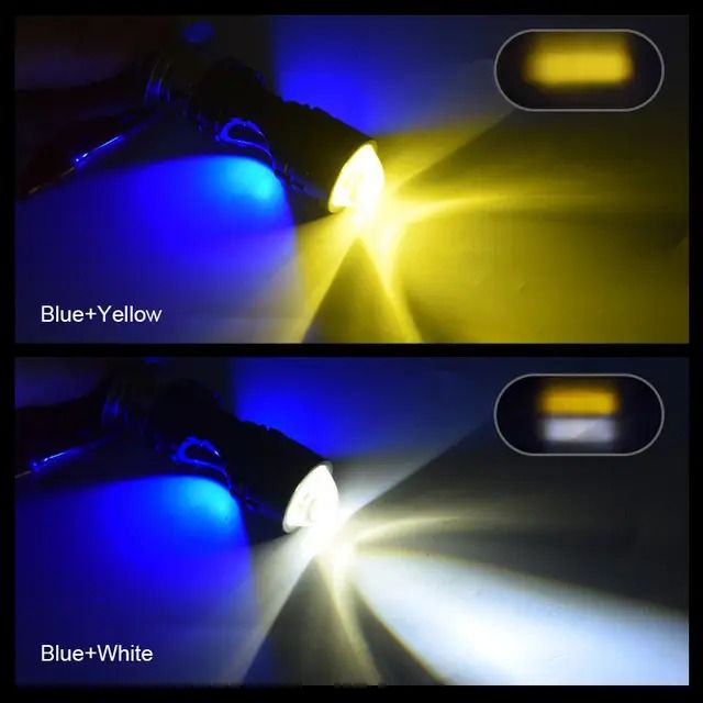 Pack of 2 – Headlight & Backlight Bulb | Universal for All Bikes