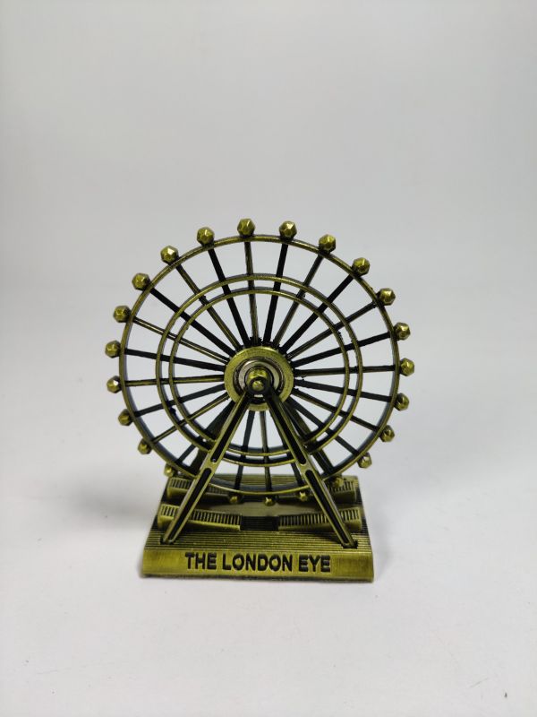 Creative Metallic London Eye Ferris Wheel Ornament (Rotating Wheel)