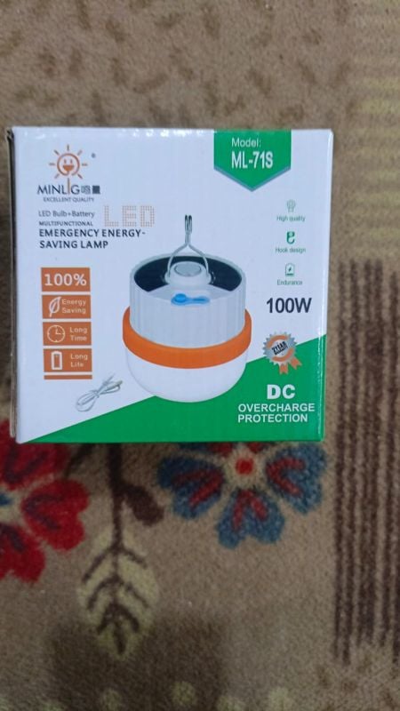 DC Light Multifunctional Bulb | 100W (ML-71S) | 200W (ML-72S) | 2400 mAh Battery