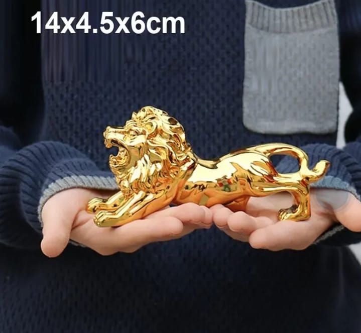 Golden Lion Decor Car dashboard