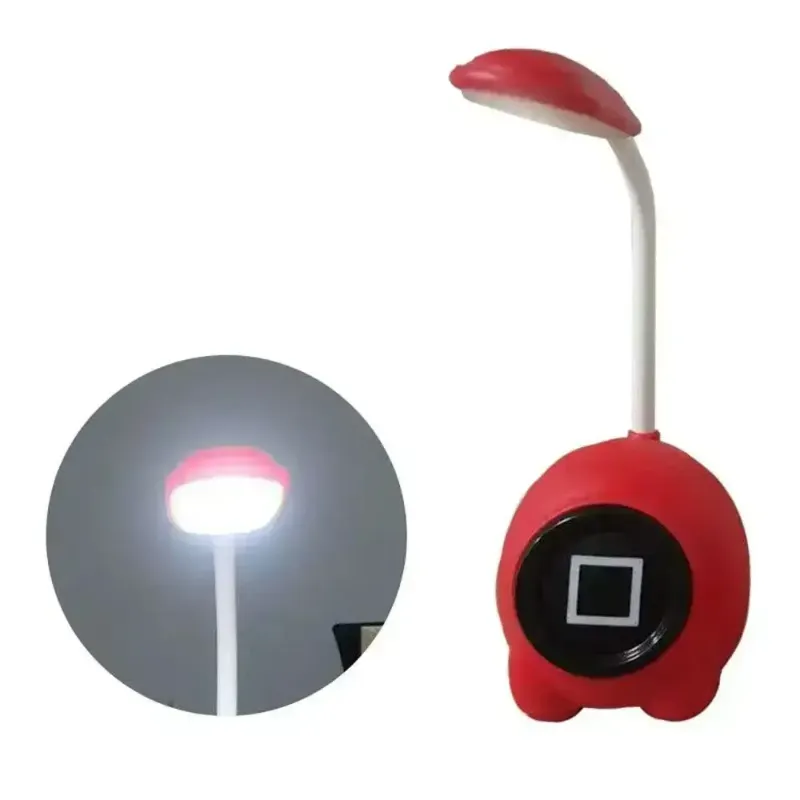 Squid Game USB Reading Table Lamp – Red (1 Pc)