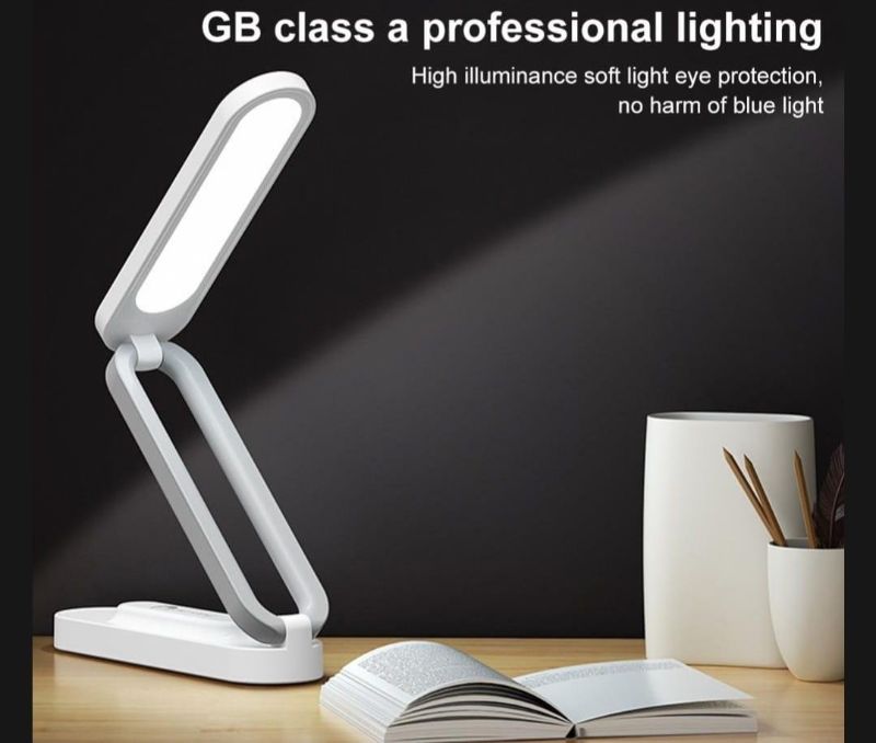 B005 LED Folding Table Lamp – Rechargeable Dimmable Desk Light (Type-C)