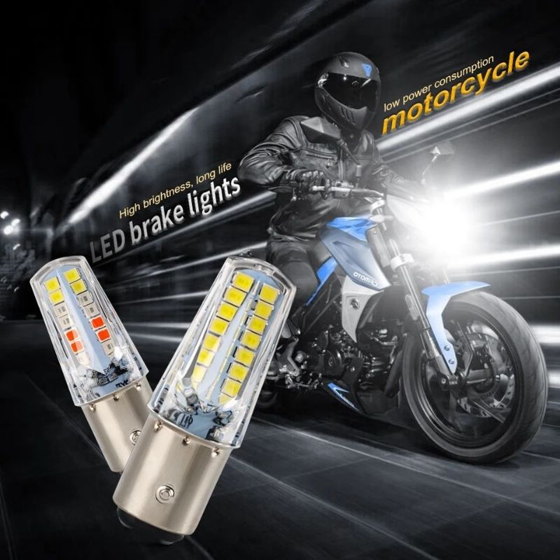 Pack of 2 – Headlight & Backlight Bulb | Universal for All Bikes