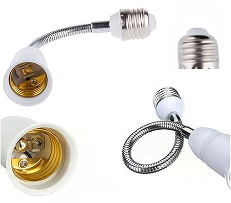 360° Flexible Neck Light Bulb Holder | Adjustable Bulb Socket