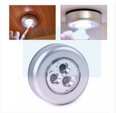 3 Bulb Touch Light | Wireless Touch Under Cabinet & Wardrobe Light (Made in China)