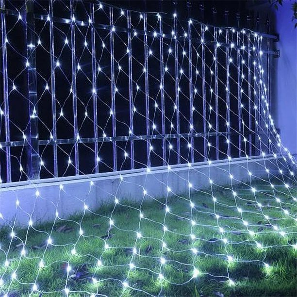 1 PC Wedding LED Net Mesh String Lights – 88 LEDs 1.5m x 1.5m Fairy String Lights