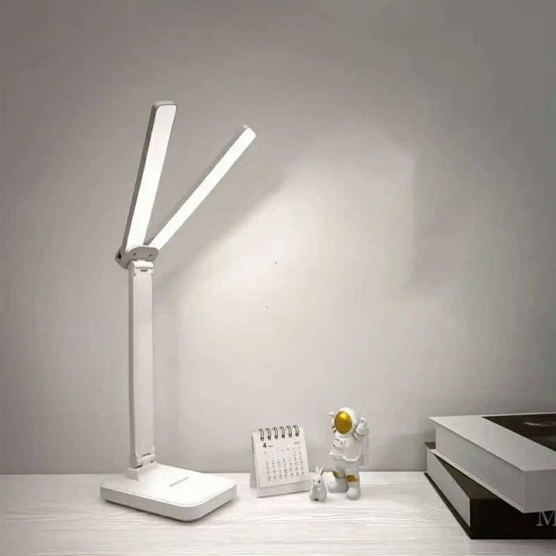 Foldable Double Head Reading LED Desk Lamp | 3-Level Dimmable Touch