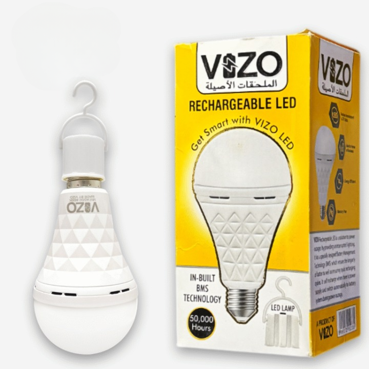 AC/DC LED Bulb – 15W (Auto-Charging + Dual Mode) Power Saving