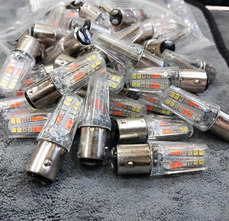 6 Function Backlight Bulb | 4 Vibrant Colors | Universal Fit CD 70, CG125, Cars & Jeeps