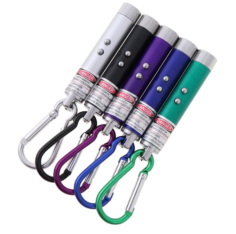 Laser LED Light with Keychain – Multiuse Laser Pointer