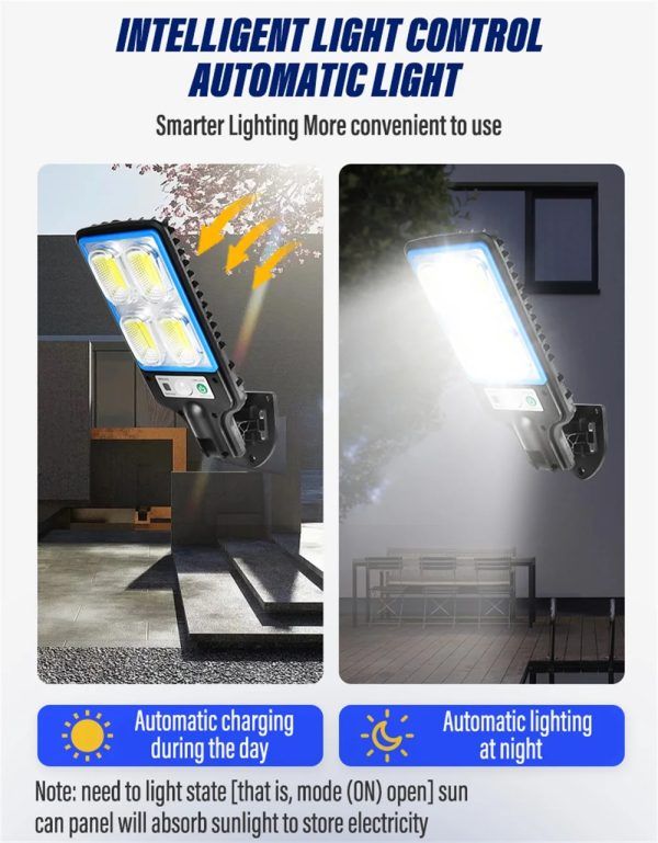 Outdoor Solar Garden Wall Light | Infrared Motion Sensor