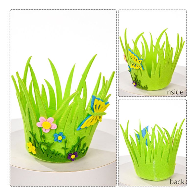 Easter Baskets – Portable Round Non-Woven Buckets