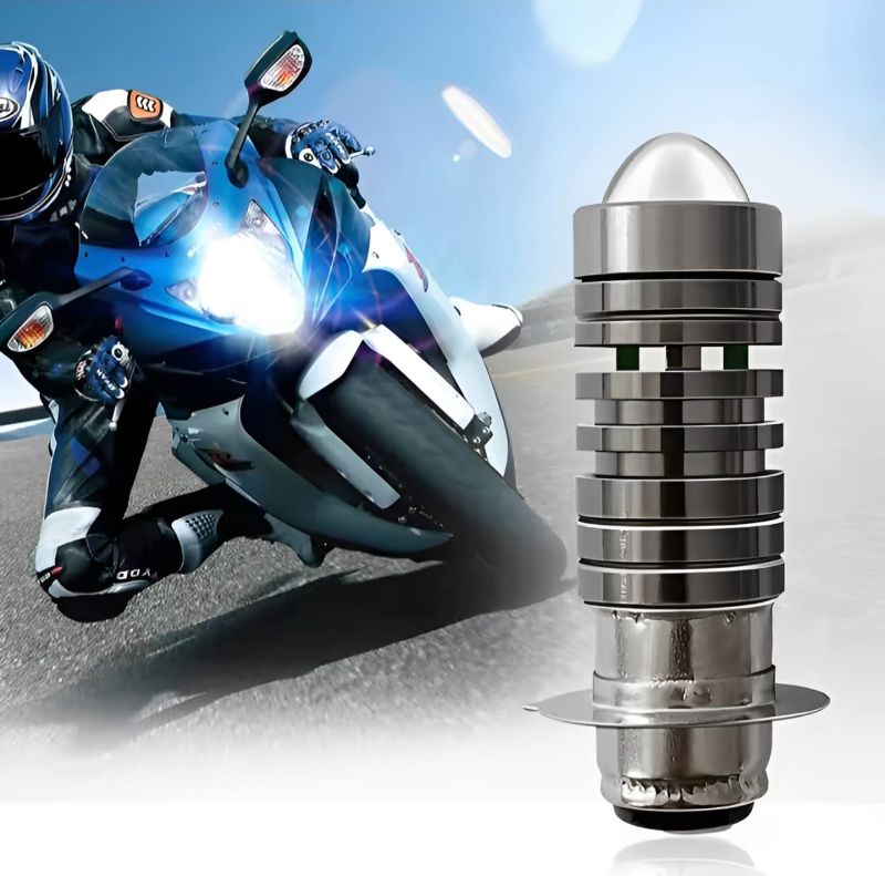 Bike Headlight Bulb – Super Bright Fog Light | 70cc–125cc bike with Dual function