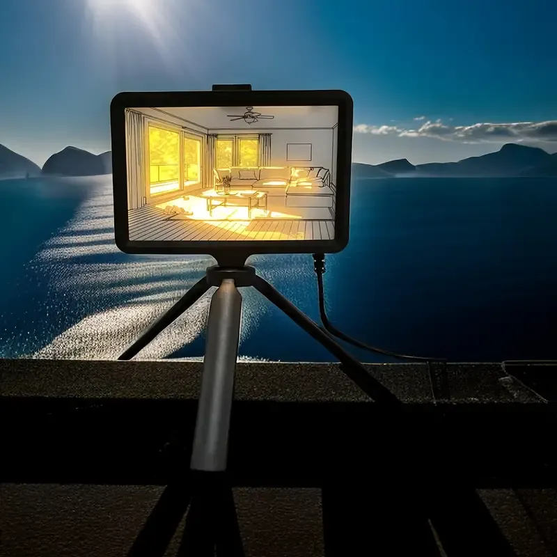 Glowing Art Photo Frame Desktop Decorative Light | Painting Night Light