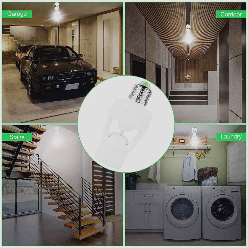 360° Smart Light Socket | Auto On/Off Detection | Energy Saving Infrared Motion Sensor Holder