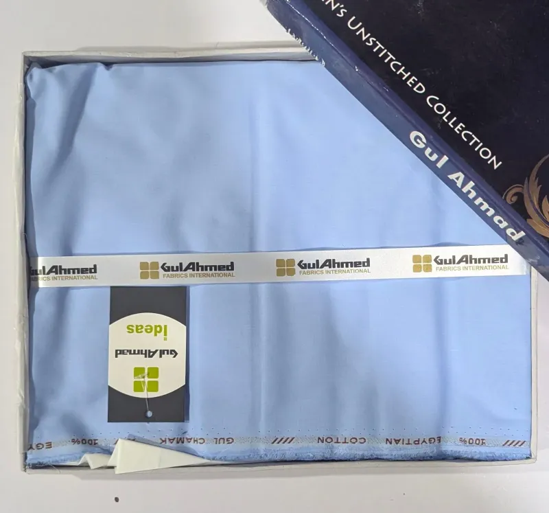 Gul Ahmed Unstitched Egyptian Cotton Fabric