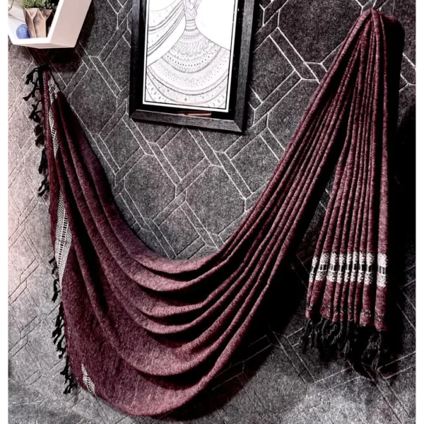 BONANZA SATRANGI – MEN’S VELVET SHAWL 4