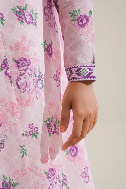 Unstitched Printed Lawn 3 Piece suit 5