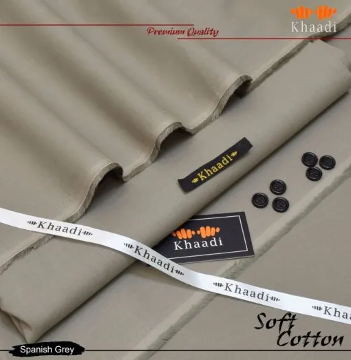 Khaadi Soft Cotton Men Unstitched Suit