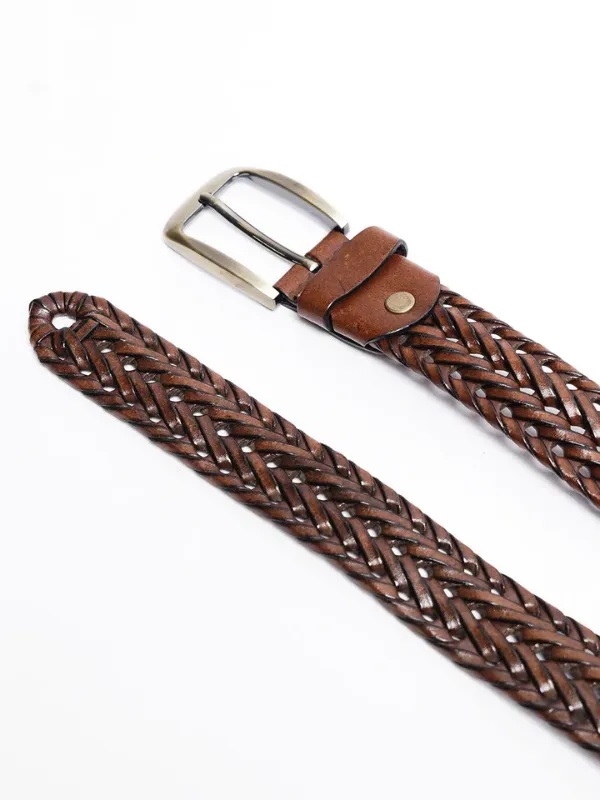 Light Brown Leather Belt (BELT-854)