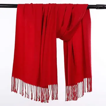 Cozy Ultra Soft Stole - Red