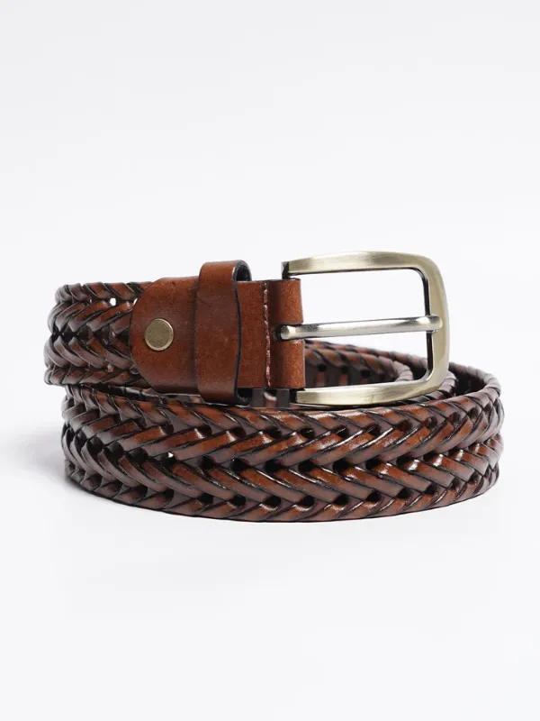 Light Brown Leather Belt (BELT-854)