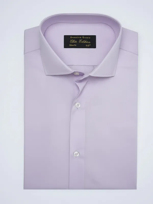 Lavender Plain, Cutaway Collar, Elite Edition, Men’s Formal Shirt (FS-2579)