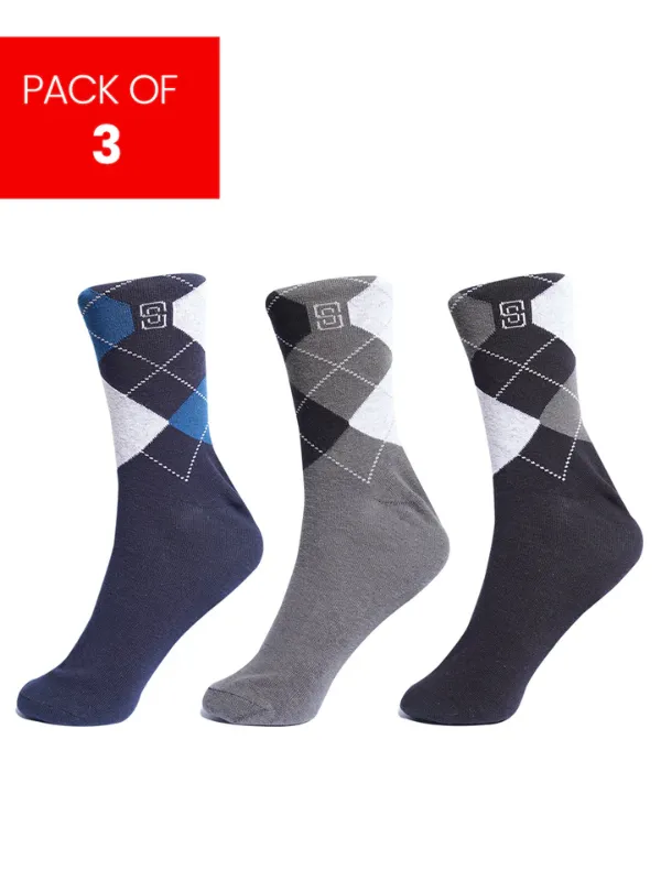 Designer Socks-1943 (Pack Of 3)