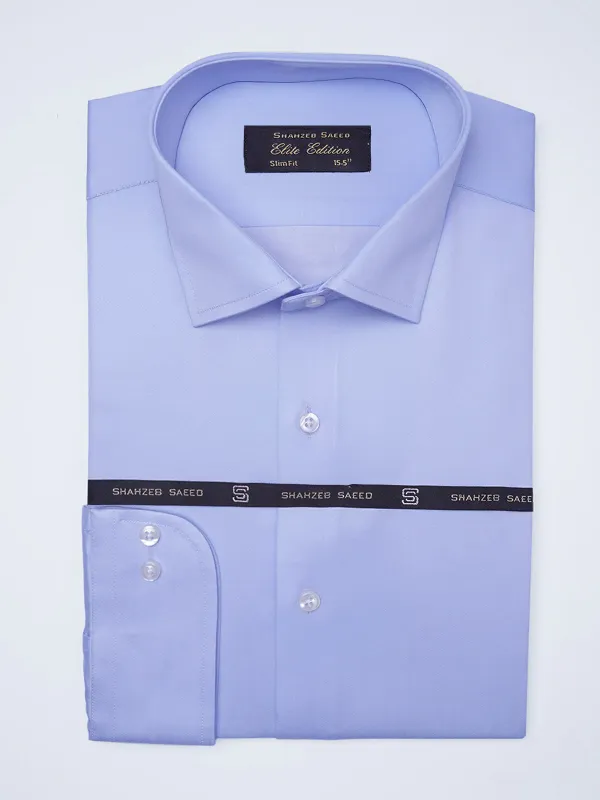 Sky Blue Plain, Cutaway Collar, Elite Edition, Men’s Formal Shirt (FS-2530)