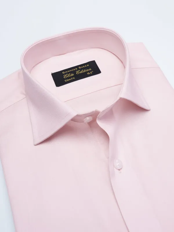 Pink Plain, Cutaway Collar, Elite Edition, Men’s Formal Shirt (FS-2505)