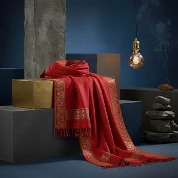 Mahoden Woollen Muffler for Men - Red