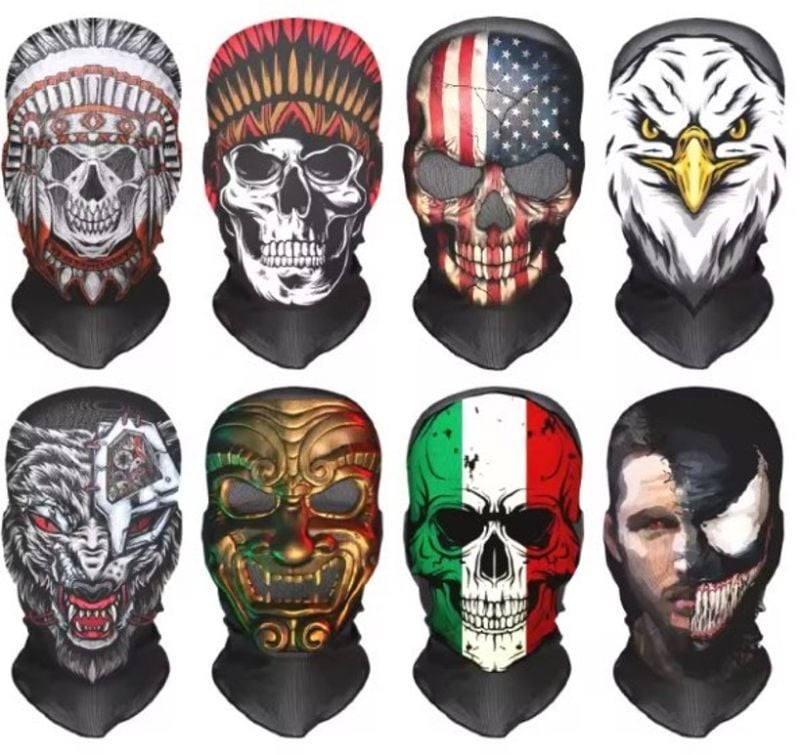 3D Printed Full Face Balaclava Personalized Design Mask