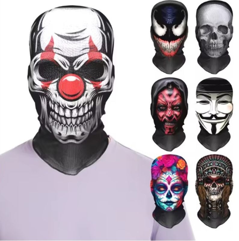 3D Printed Full Face Balaclava Personalized Design Mask
