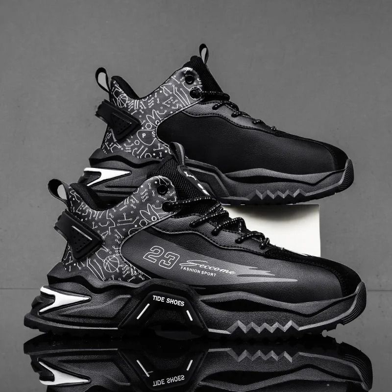 Pinnacle Men's Trendy White Casual Sports Shoes