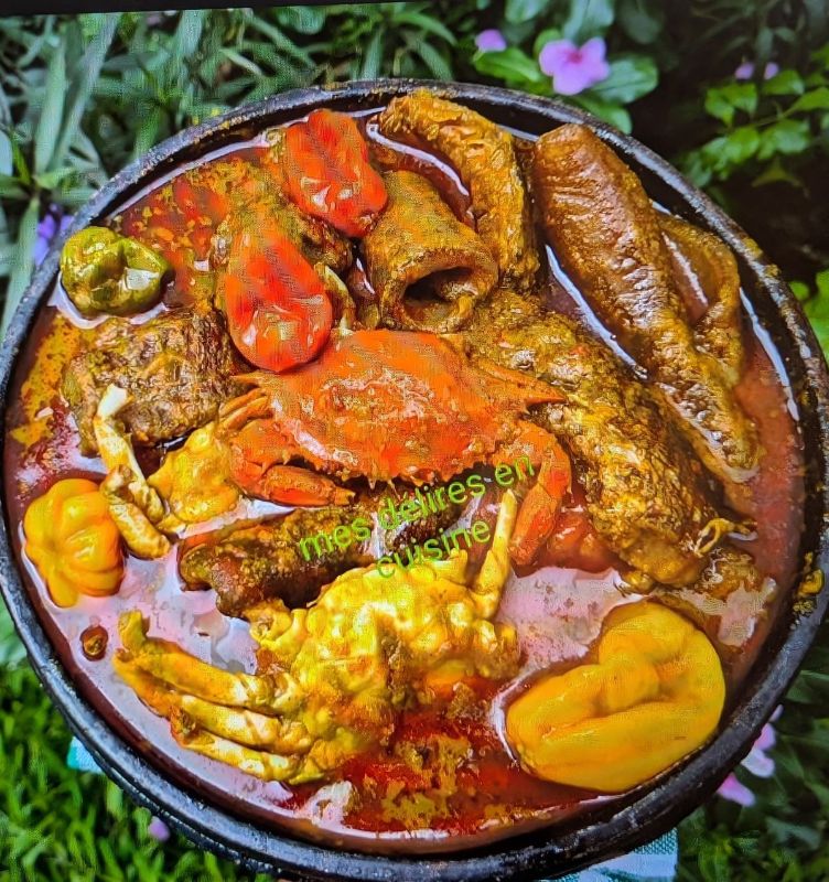 Sauce assrokouin (poissons, viandes, crabes,kpanman,frommage)