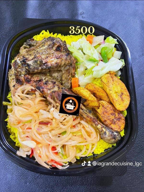 Riz curry démi poulet