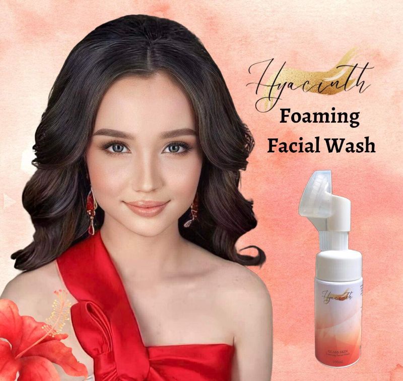 Hyacinth Glass Skin Foaming Facial Wash