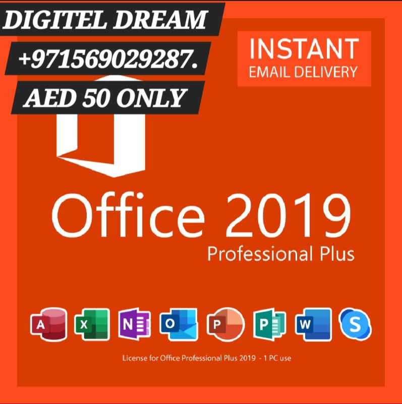 Office 2019 Pro plus genuine key instant delivery