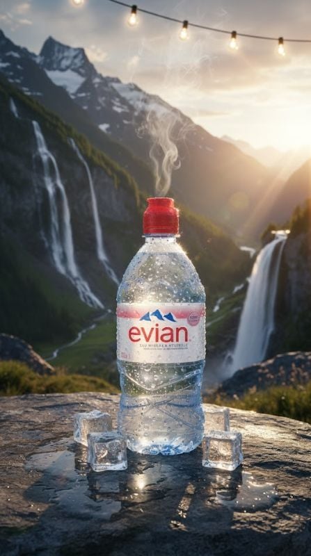 EVIAN 75CL