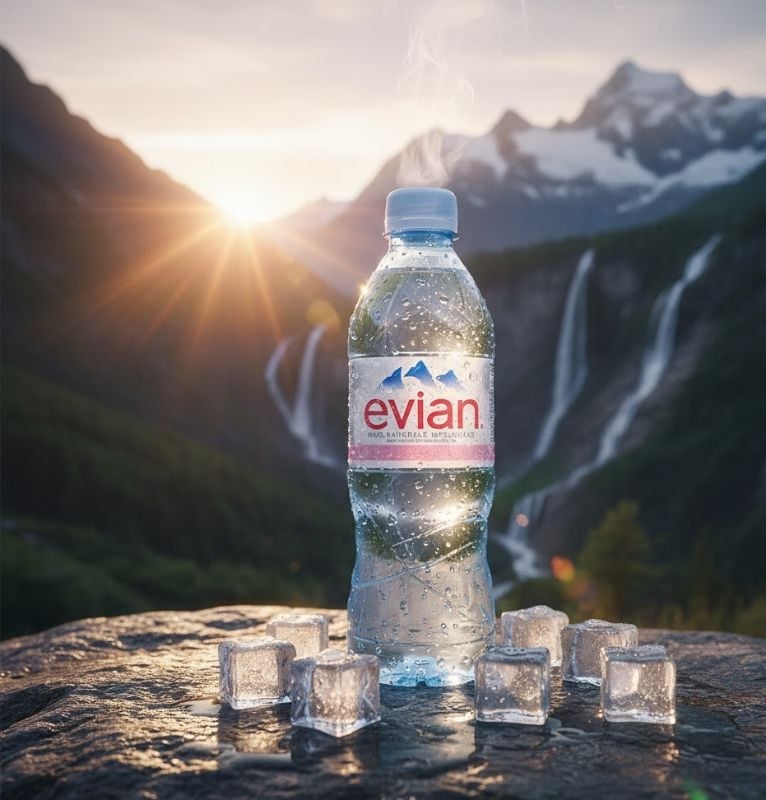 EVIAN 50CL