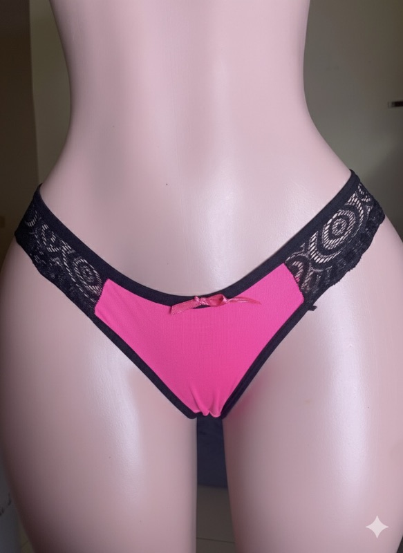 Colourful Fabric Underwear-Bright Pink