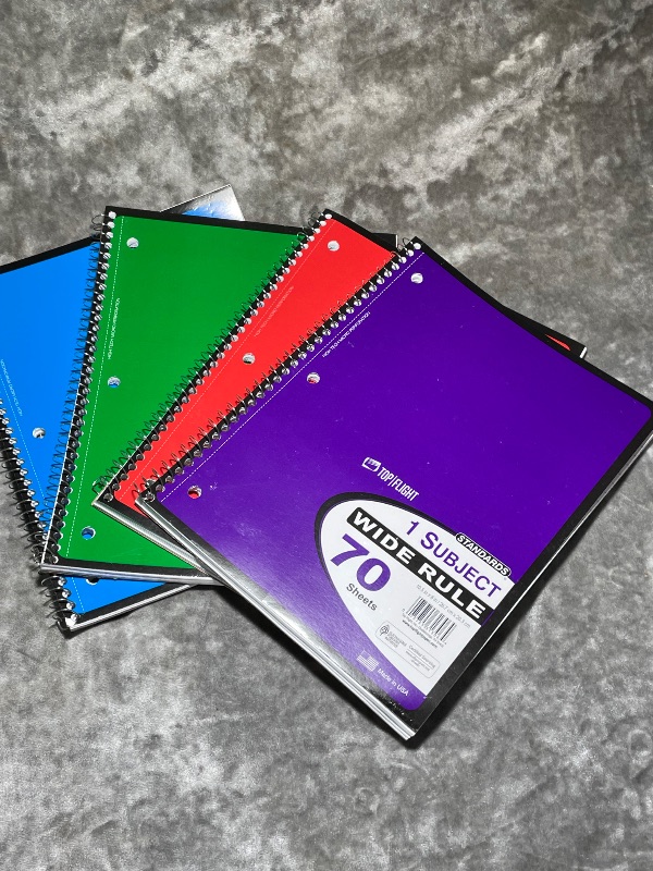 One Subject Notebook