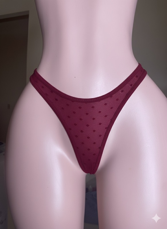 Seamless Thong-Burgundy