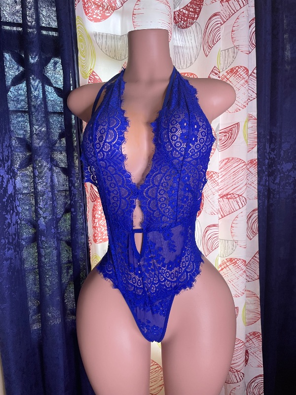 One Piece Teddy Lingerie-Royal Blue