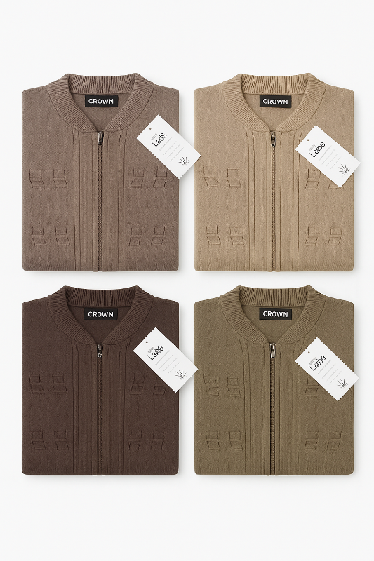 Pure Acrylic Wool Winter Full Sleeve Sweater For Men Zip