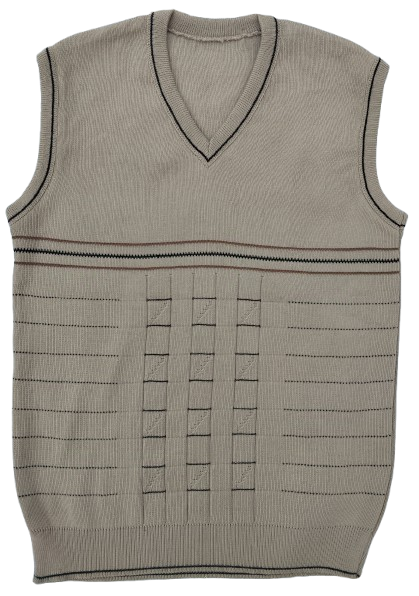 Winter SleeveLess Sweater Acrylic Wool For Men Off Light