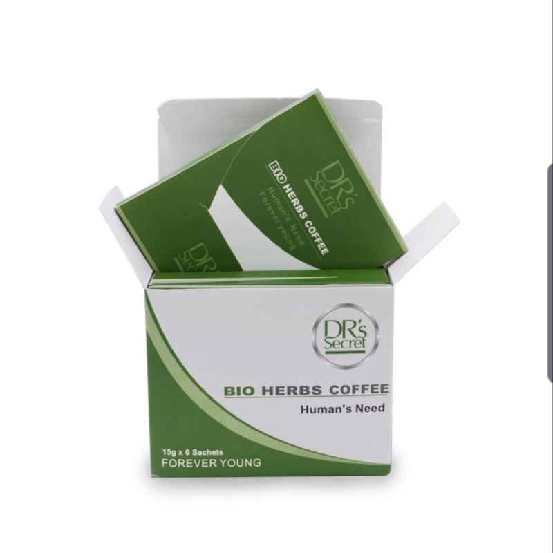 Café pour hommes Dr Secret Bio Herbs - 6 sachets