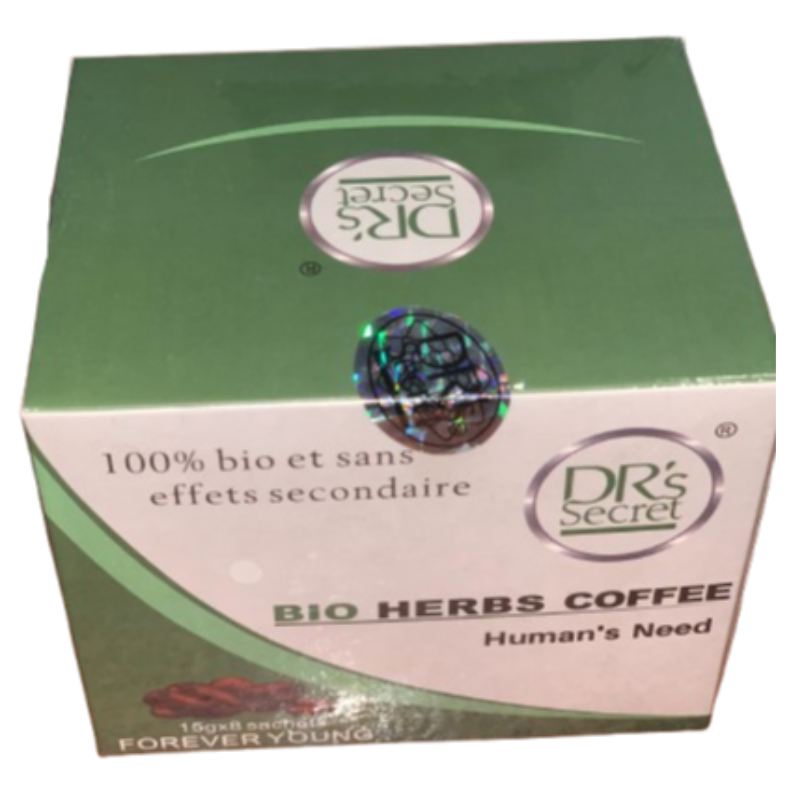 Café pour hommes Dr Secret Bio Herbs - 8 sachets