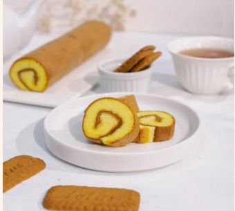 Roll Cake Lotus Biscoff